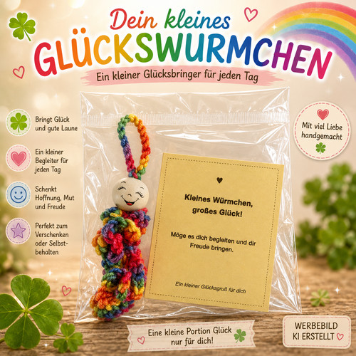 Glückswürmchen mit - 🌈,