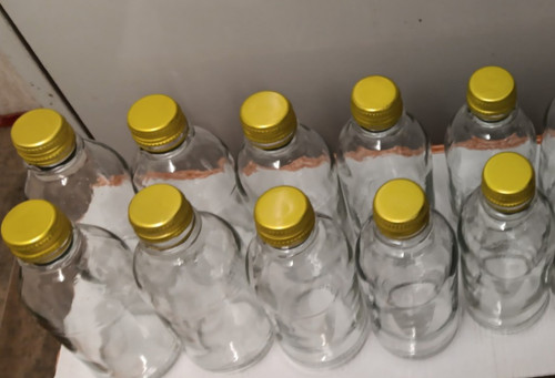 Kleine glasflaschen - 15,