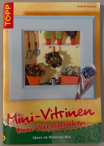 Bastel buch mini vitrinen - -, mini-vitrinen