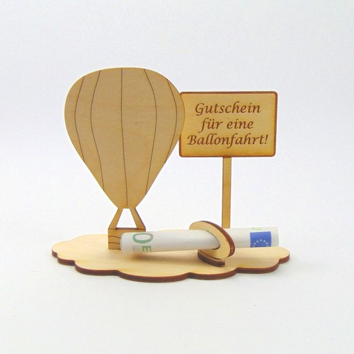Geldgeschenk heißluftballon - geldgeschenk,