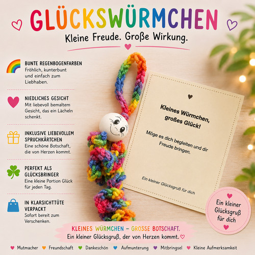 Glückswürmchen mit - 🌈,